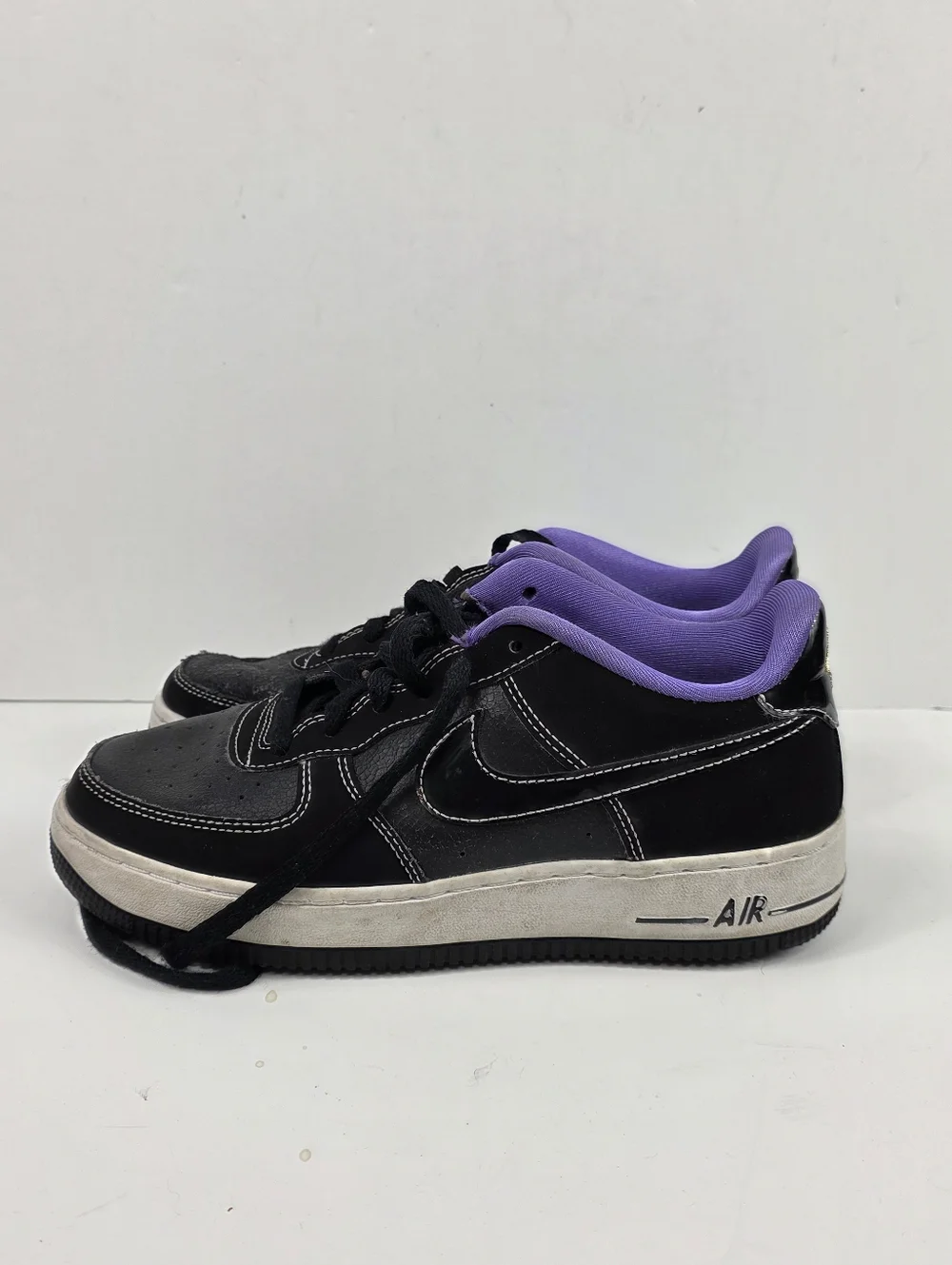 Nike Air Force 1 LV8 GS 'World Champ - Lakers' Size 6 - Picture 4 of 8